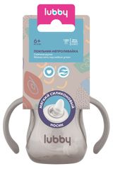 Изображение товара Поильник-непроливайка Lubby мягкий носик 6+, 180 мл