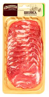 Изображение товара Шейка свиная сырокопченая «Егорьевская КГФ» по-Егорьевски нарезка, 115 г