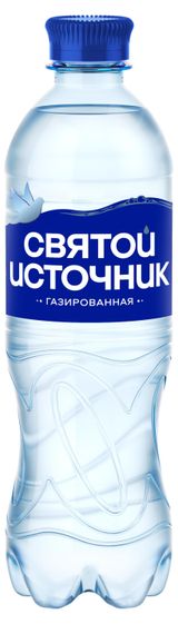 Изображение товара Вода питьевая «Святой Источник» газированная, 0,5 л