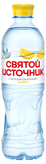 Изображение товара Вода питьевая «Святой Источник» со вкусом лимона негазированная, 0,5 л