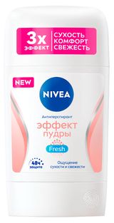 Изображение товара Дезодорант-антиперспирант стик NIVEA Эффект Пудры Fresh, 50 мл