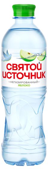 Изображение товара Вода питьевая «Святой Источник» со вкусом яблока негазированная, 500 мл