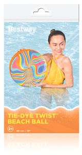 Изображение товара Мяч пляжный BESTWAY Tie-Dye Twist Beach Ball, 46 см