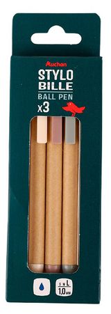 Изображение товара Набор коллекция Смарт, шариковых ручек АШАН Красная птица синие 1 мм, 3 шт