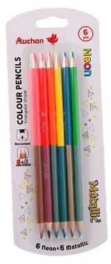 Изображение товара Набор коллекция Нео вайб, цветные карандаши АШАН Красная птица, 12 цветов