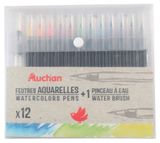 Изображение товара Набор акварельных маркеров АШАН Красная птица с водяной кистью, 13 цветов