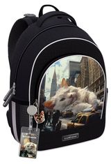 Изображение товара Рюкзак ErichKrause ErgoLine Big City Cats с грудной перемычкой, 15 л