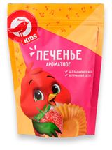 Изображение товара Печенье детское АШАН Красная птица Kids Ароматное, 120 г