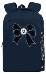 Изображение товара Рюкзак школьный для девочки Grizzly анатомический синий, 17 л