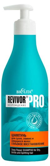 Изображение товара Шампунь «Белита» Revivor Pro для сухих ломких и секущихся волос Глубокое восстановление, 500 мл