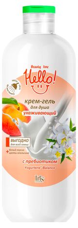 Изображение товара Крем-гель для душа Iris ухаживающий Hello Beauty Line, 500мл