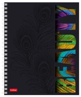 Изображение товара Тетрадь Hatber на гребне в клетку А5, 96 л в ассортименте