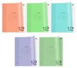 Изображение товара Тетрадь BG UniTone MIX пластиковая обложка в клетку А5 12 л, 1 шт в ассортименте