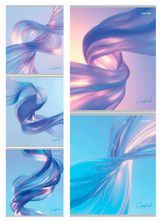 Изображение товара Тетрадь Prof-Press Завораживающая абстракция в клетку А5 48 л, 1 шт в ассортименте