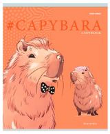 Изображение товара Тетрадь Prof-Press Капибара краш в клетку А5 48 л, 1 шт в ассортименте