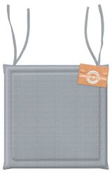 Изображение товара Подушка для стула «Самойловский Текстиль» серая, 40х40 см