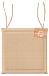 Изображение товара Подушка для стула «Самойловский Текстиль» бежевая, 40х40 см