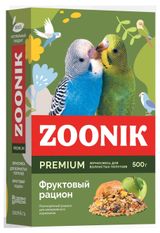 Изображение товара Зерносмесь для волнистых попугаев «Зооник» Фруктовый рацион Premium, 400 г