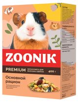 Изображение товара Зерносмесь для морских свинок «Зооник» Основной рацион Premium, 400 г