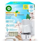 Изображение товара Диффузор электрический Airwick Свежий хлопок комплект, 19 мл