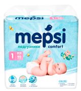 Изображение товара Подгузники детские Mepsi NB 1 (0-6кг), 90 шт