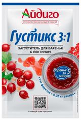 Изображение товара Загуститель для варенья «Айдиго» с пектином Густикс 3:1, 22 г