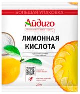 Изображение товара Лимонная кислота «Айдиго», 250 г