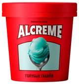 Изображение товара Мороженое Сорбет алкогольный Alcreme Голубые гавайи с ананасом кокосом и белым ромом 0,5% замороженный, 150 мл