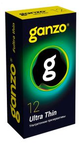 Изображение товара Презервативы Ganzo супер тонкие Великобритания, 12 шт
