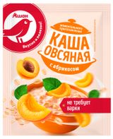Изображение товара Каша овсяная АШАН Красная птица с абрикосом, 35 г