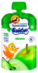 Изображение товара Пюре «Черноголовка Бэйби» яблоко с 4 мес., 85 г