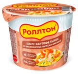 Изображение товара Пюре картофельное «Роллтон» со вкусом жареных лисичек со сметаной, 40 г