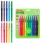 Изображение товара Набор капиллярных ручек АШАН Красная птица 0,7 мм, 10 цветов