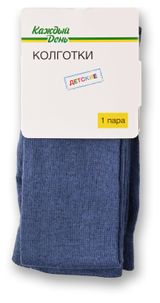 Изображение товара Колготки детские «Каждый день» джинс, р. 86-92