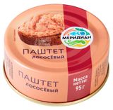 Изображение товара Паштет лососевый «Меридиан», 95 г