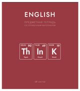 Изображение товара Тетрадь предметная «ПЗБМ» Нахимичили Английский язык в клетку А5, 48 л