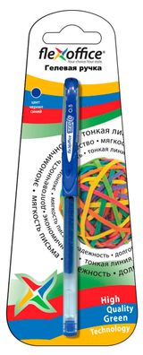 Изображение товара Ручка гелевая Flexoffice tepco 0,5мм синяя, 1 шт