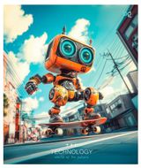 Изображение товара Тетрадь BG Роботы А5 клетка, 48 л в ассортименте