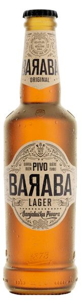 Изображение товара Пиво Baraba Original Lager светлое фильтрованное, 330 мл