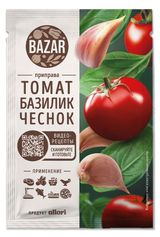 Изображение товара Приправа BAZAR Томат базилик чеснок, 15 г