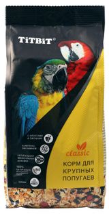 Изображение товара Корм для крупных попугаев TiTBiT Classic, 500 г