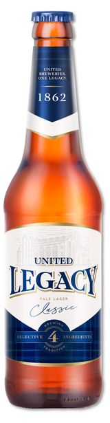 Изображение товара Пиво светлое United Legacy Classic Lager пастеризованное 4,8%, 440 мл