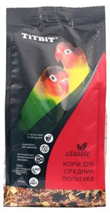 Изображение товара Корм для средних попугаев TiTBiT Classic, 500 г