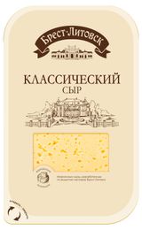 Изображение товара Сыр полутвердый Классический «Брест-Литовск» нарезка 45% БЗМЖ Беларусь, 130 г