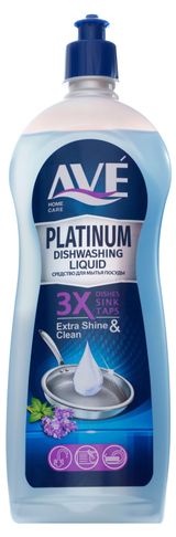 Изображение товара Средство для мытья посуды AVE Platinum с ароматом лаванды, 750 мл