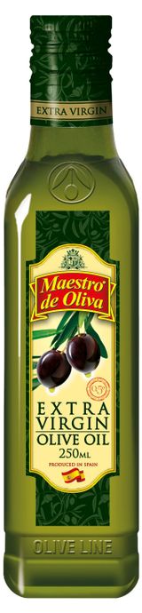 Изображение товара Масло оливковое Maestro de Oliva Extra Virgin нерафинированное Испания, 250 мл