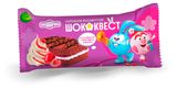 Изображение товара Пирожное бисквитное «Смешарики» Шококвест со сливками и вишневым джемом, 35 г