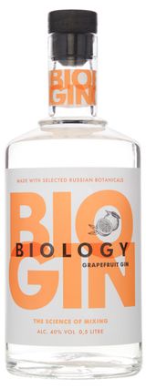 Изображение товара Джин BIOLOGY Grapefruit Россия, 0,5 л