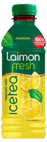 Изображение товара Чай черный Laimon fresh c лимоном, 500 мл