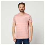 Изображение товара Футболка мужская InExtenso коралловая в полоску